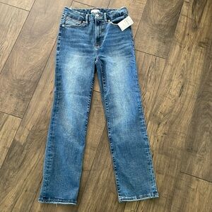 Good American Mid Rise Straight Fit one size fits all 6-12